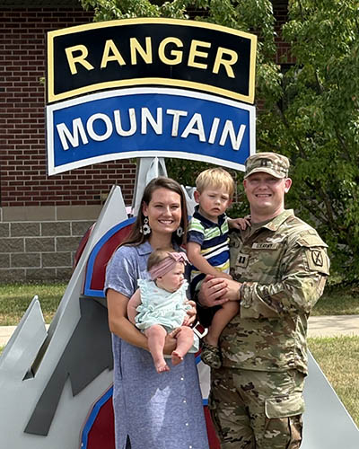 Megan and Jack Miller with son Halston and daughter Norah